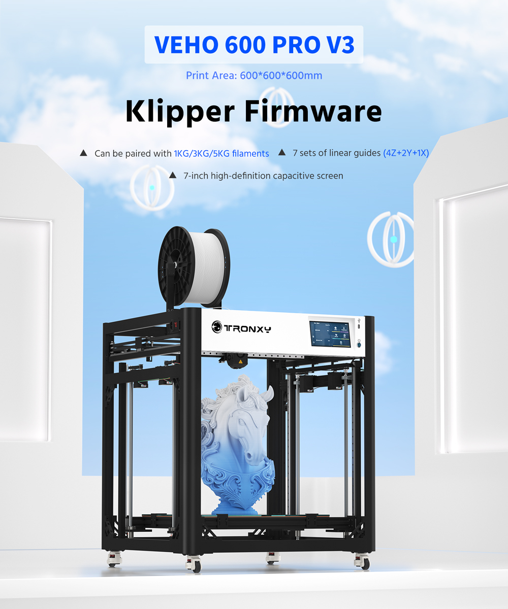 Tronxy VEHO-600 / PRO V3 Large - 3D Printing X Y Z Axis reseña y precio
