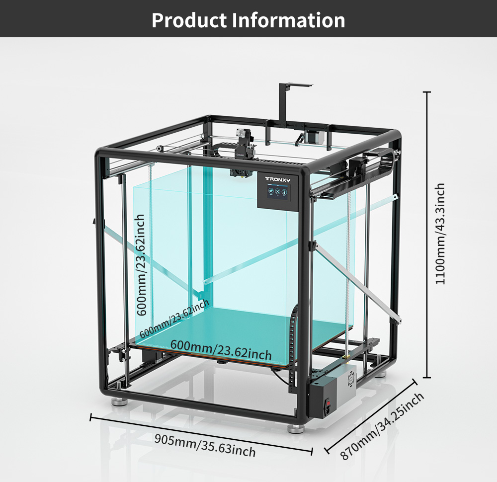 Tronxy VEHO-600 / PRO V3 Large - 3D Printing X Y Z Axis reseña y precio