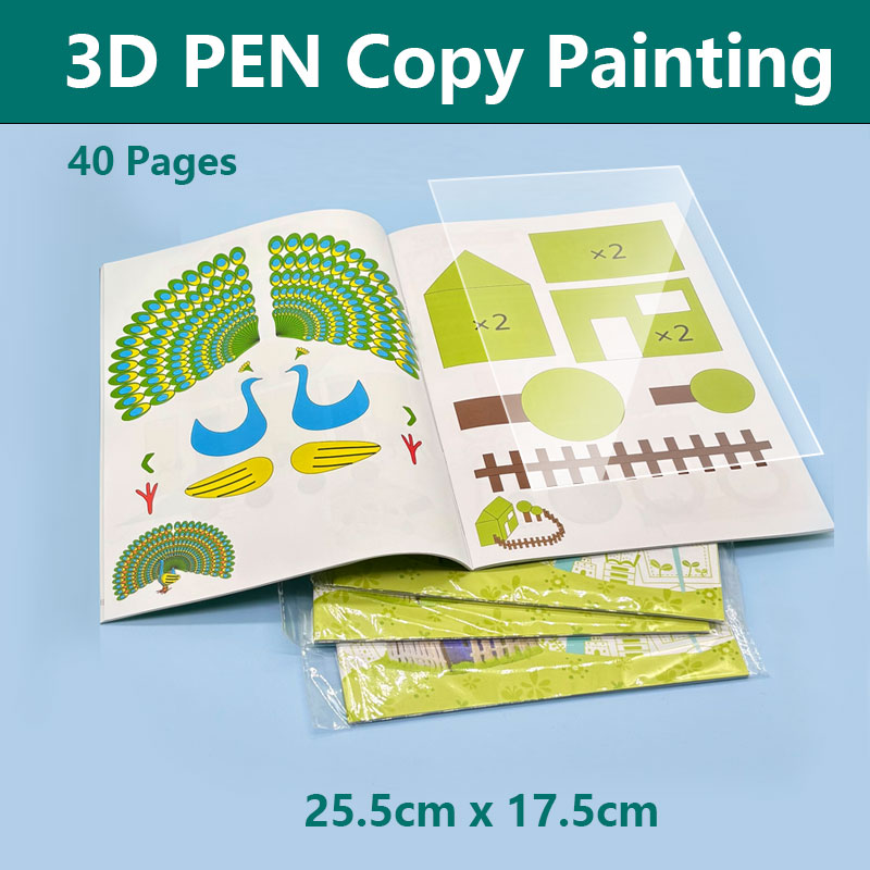 3D Pen Drawing Book with Graph - 3D Printing Template reseña y precio