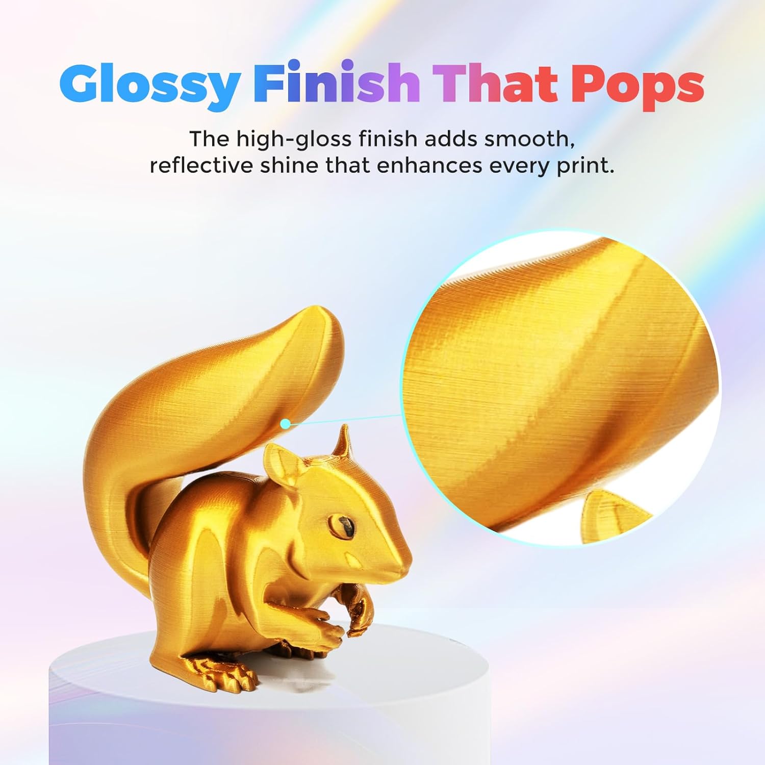 Silk PLA Filament 1.75 mm 3D P - 3D Printing Gold reseña y precio