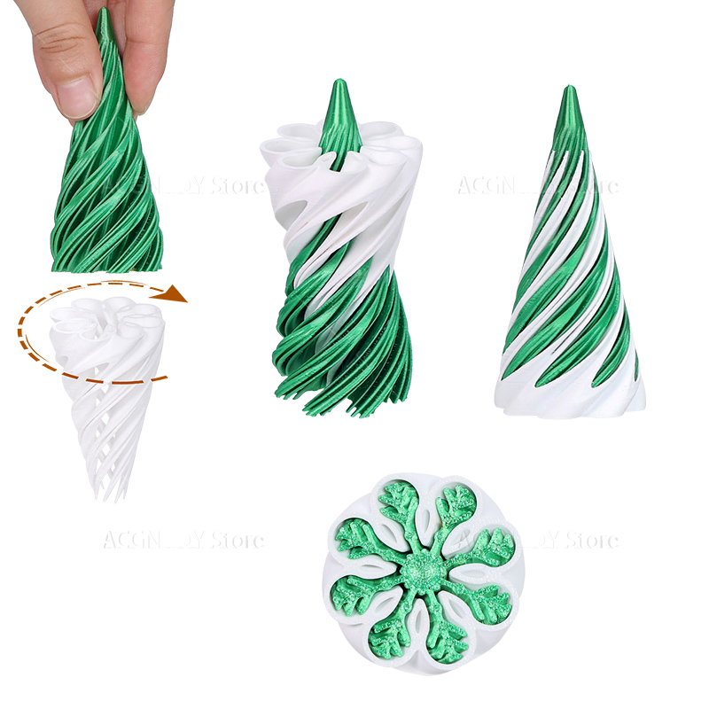 31 Styles 3D Printed Spiral Co - 3D Printing Ghosting reseña y precio