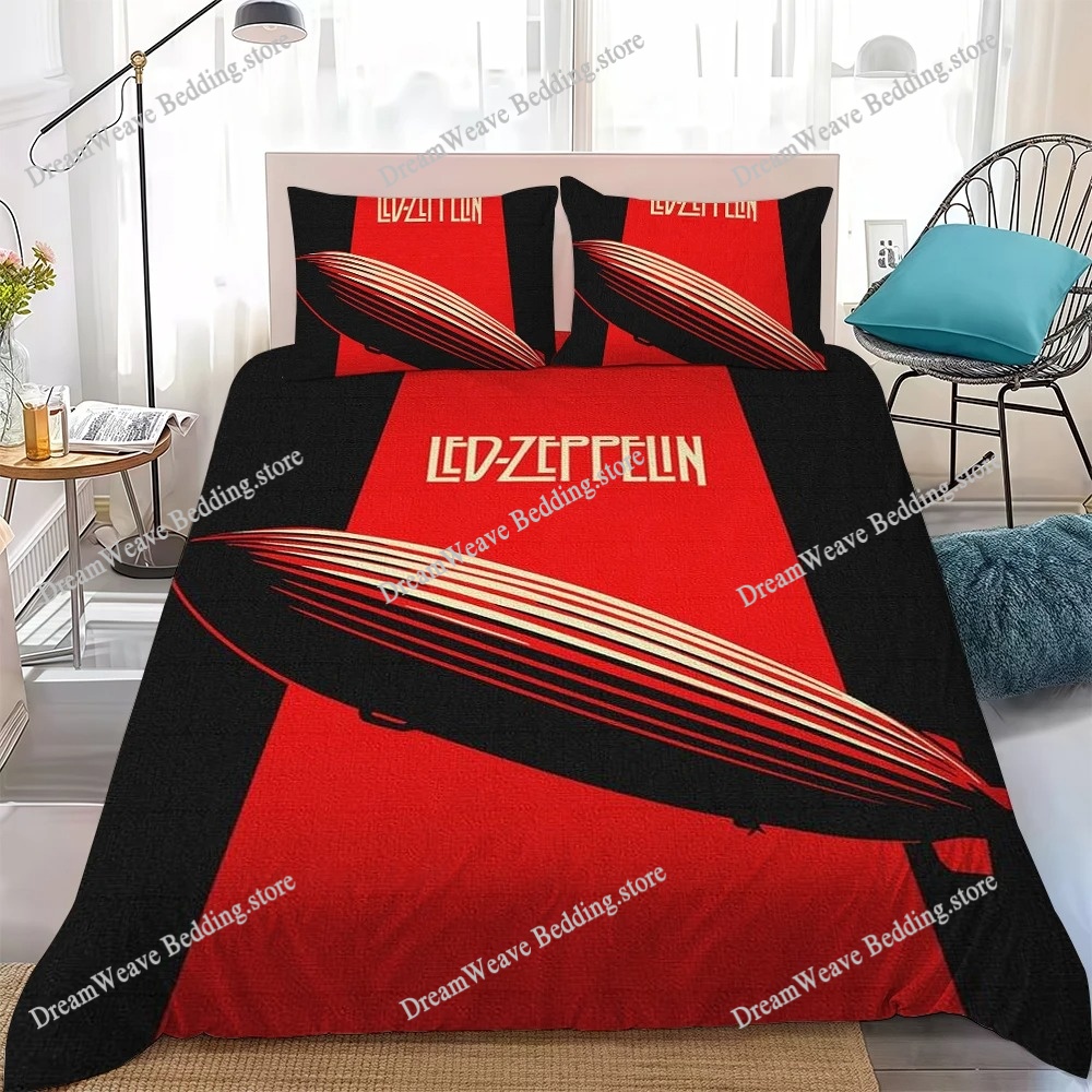 Led Z-Zeppelins Band Duvet Cov - 3D Printing Z Banding reseña y precio