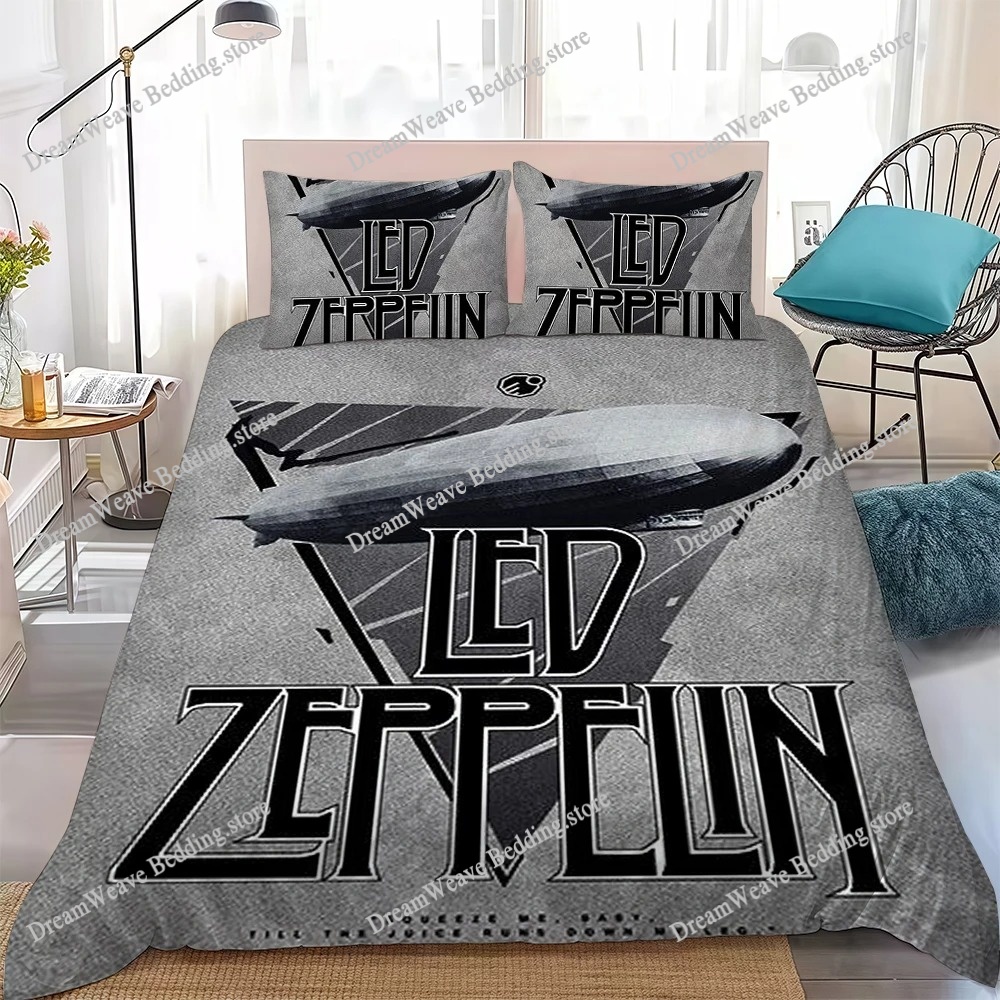 Led Z-Zeppelins Band Duvet Cov - 3D Printing Z Banding reseña y precio