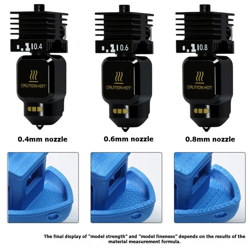 For Bambu Lab P2S/P2SC Compati - Nozzle 0.4Mm Hardened reseña y precio