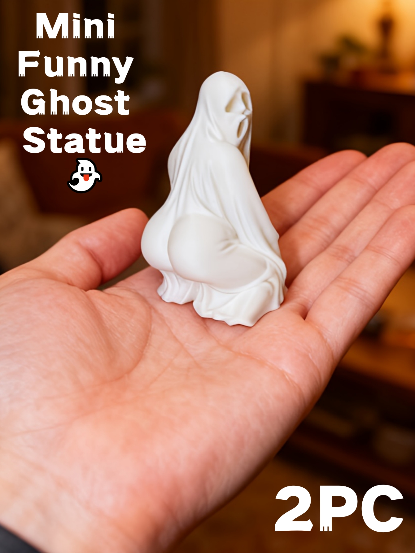 2 Pieces - 3D Printed 6.2Cm/2. - 3D Printing Ghosting reseña y precio
