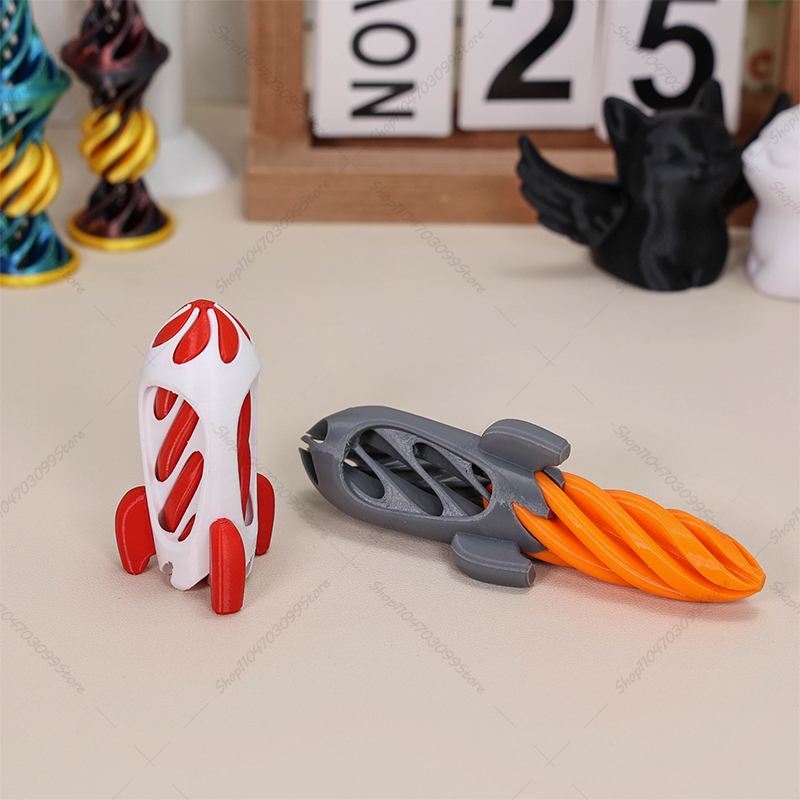 3D Printed Spiral Cone Toy Min - 3D Printing Ghosting reseña y precio