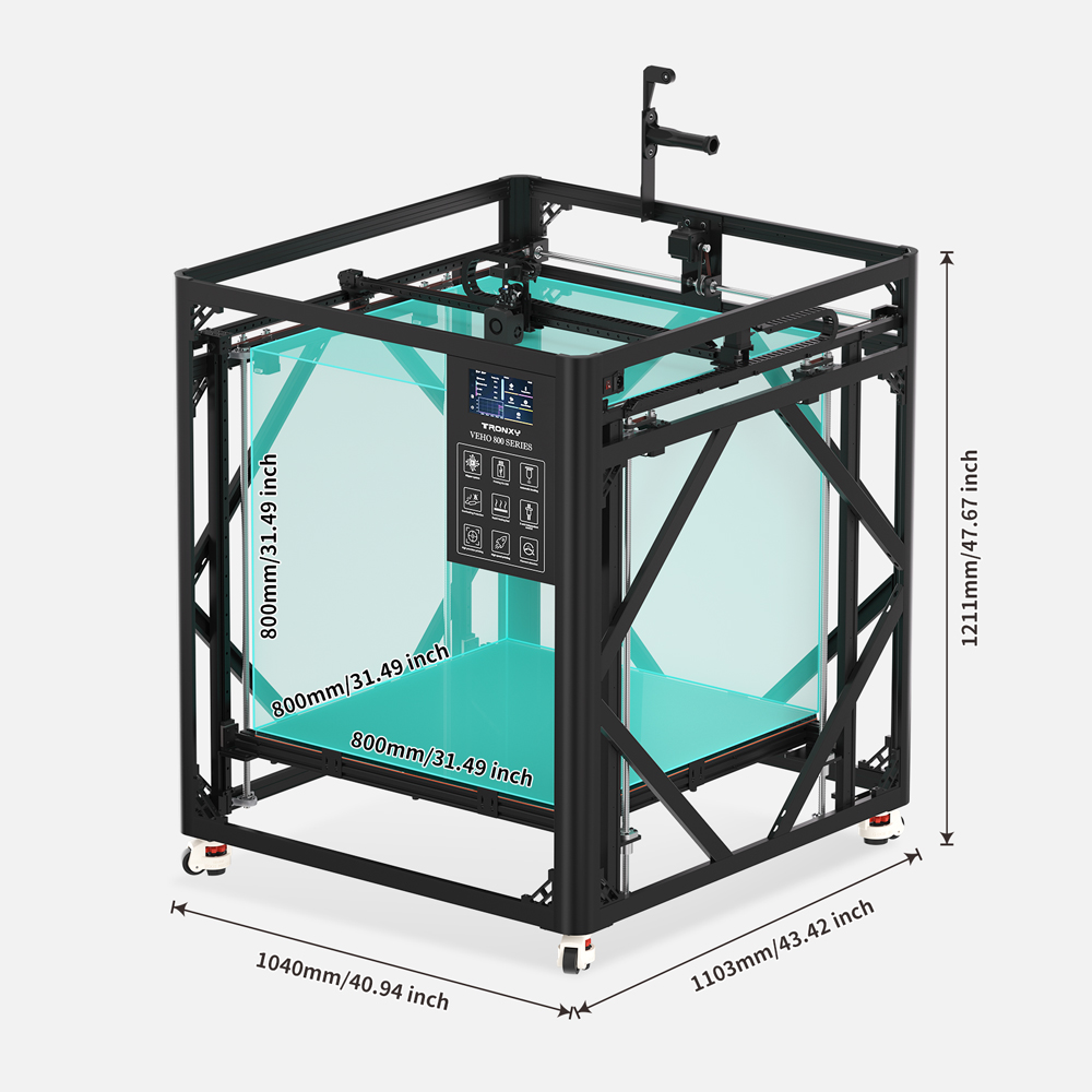 Tronxy VEHO-800-12 or PRO Larg - 3D Printing X Y Z Axis reseña y precio