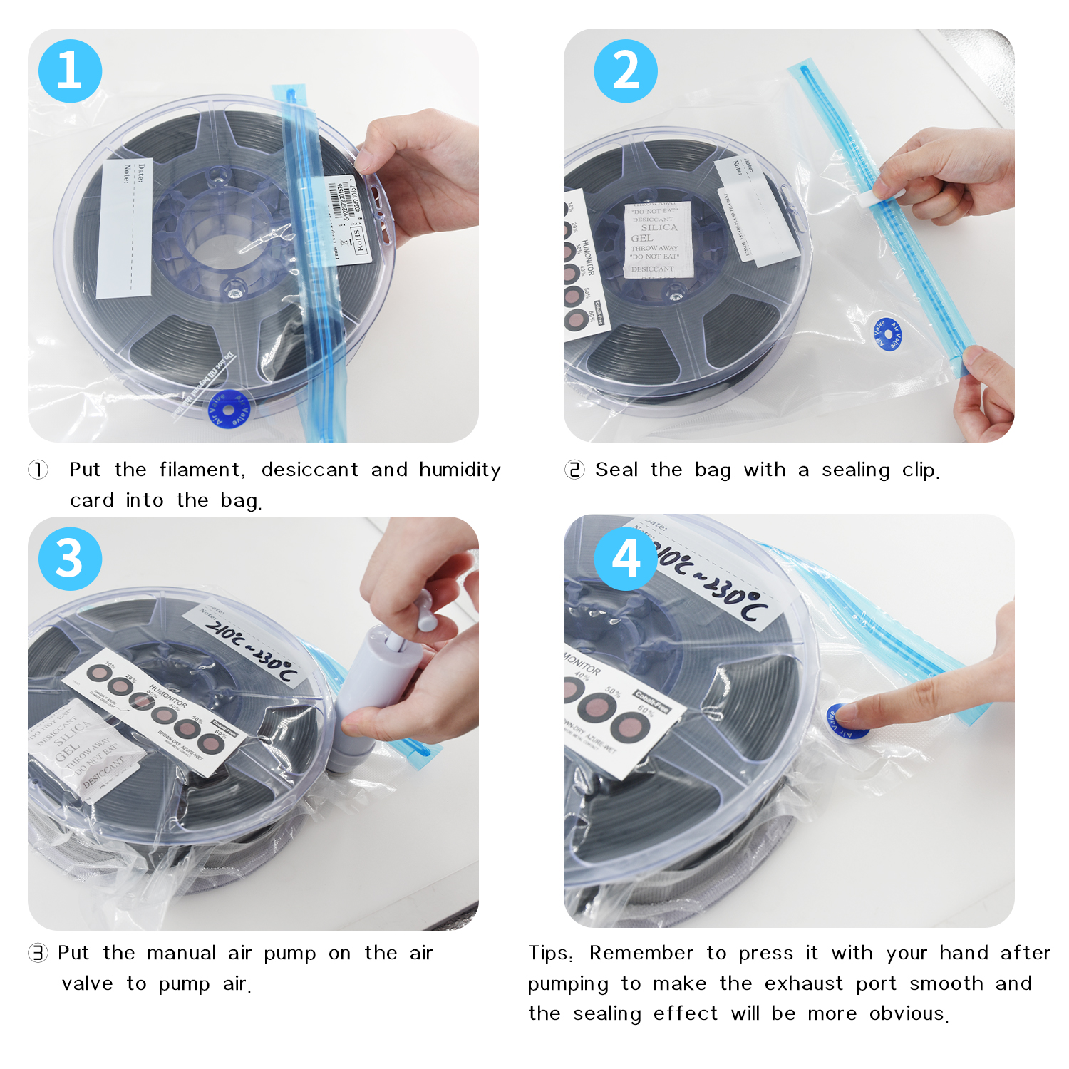 3D Filament Dryer Storage Vacu - Petg Filament reseña y precio