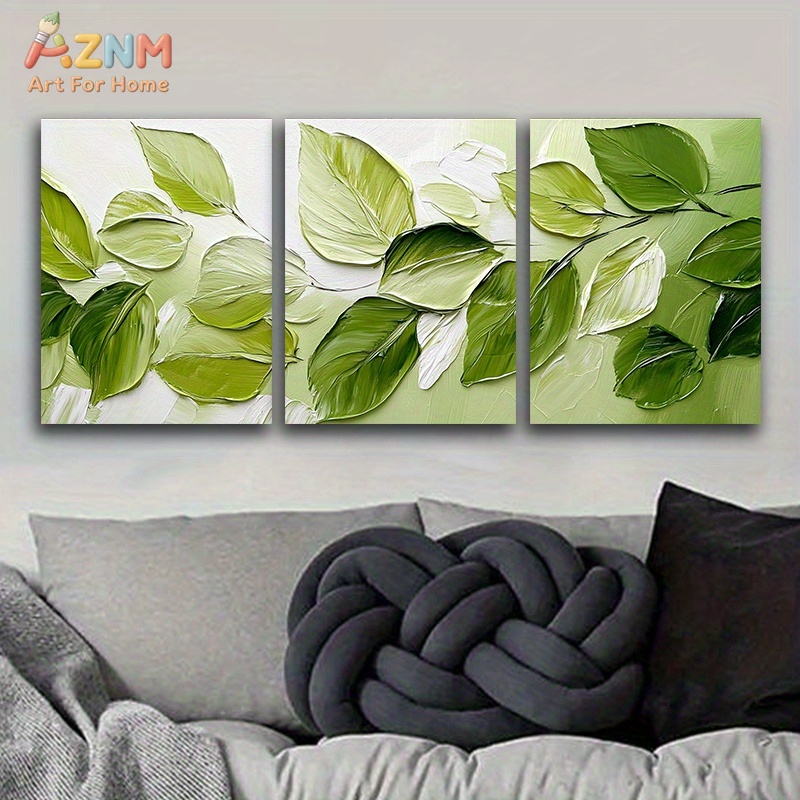 AZNM 3D Textured Green Leaf Im - 3D Printing Wall reseña y precio