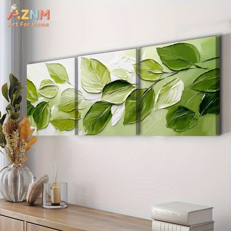 AZNM 3D Textured Green Leaf Im - 3D Printing Wall reseña y precio