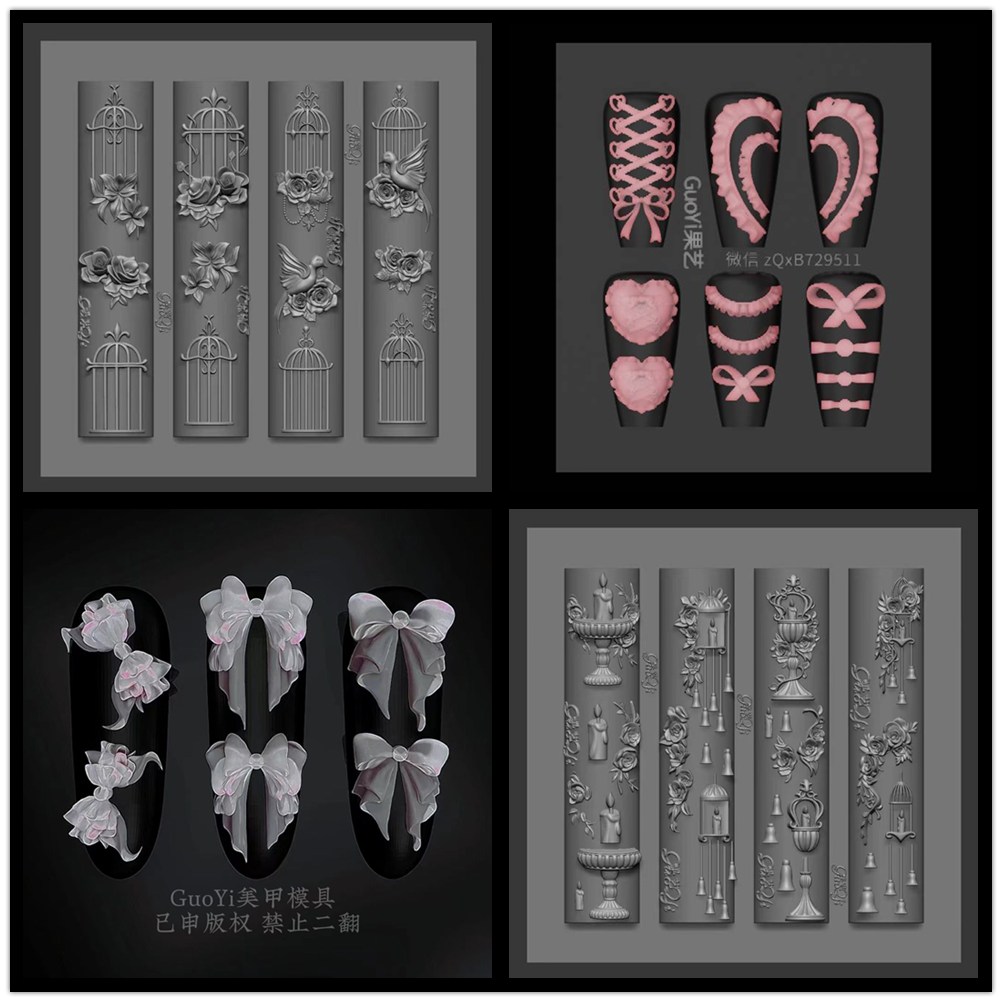 1pc Bowknot Sea  Jellyfish She - 3D Printing Template reseña y precio
