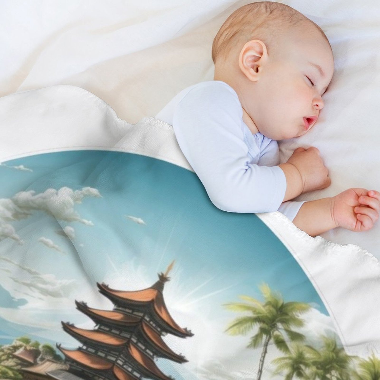 Bali Indonesia Throw Blanket F - 3D Printing Bali reseña y precio