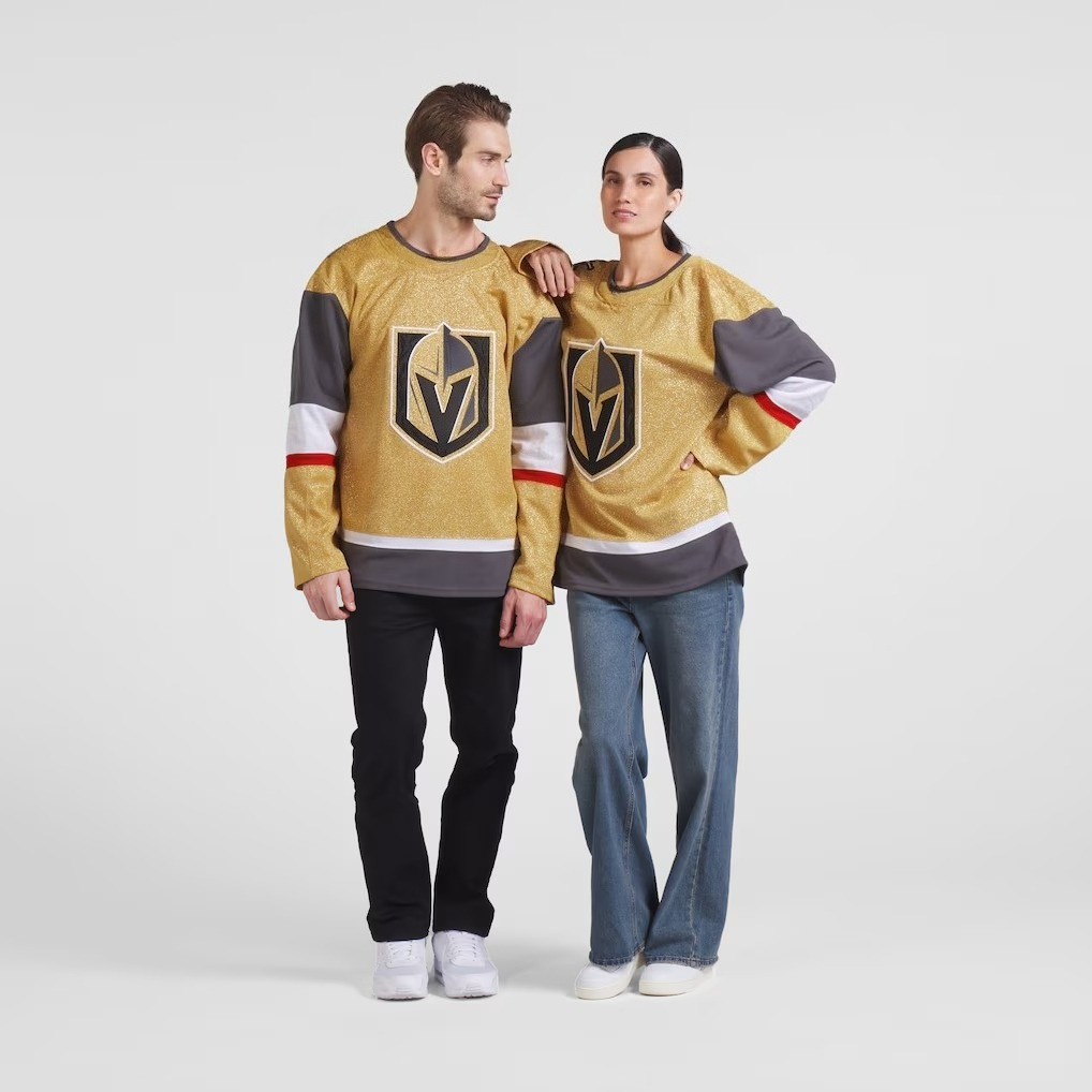 Hockey Jersey - Gold with Gray - 3D Printing Gold reseña y precio