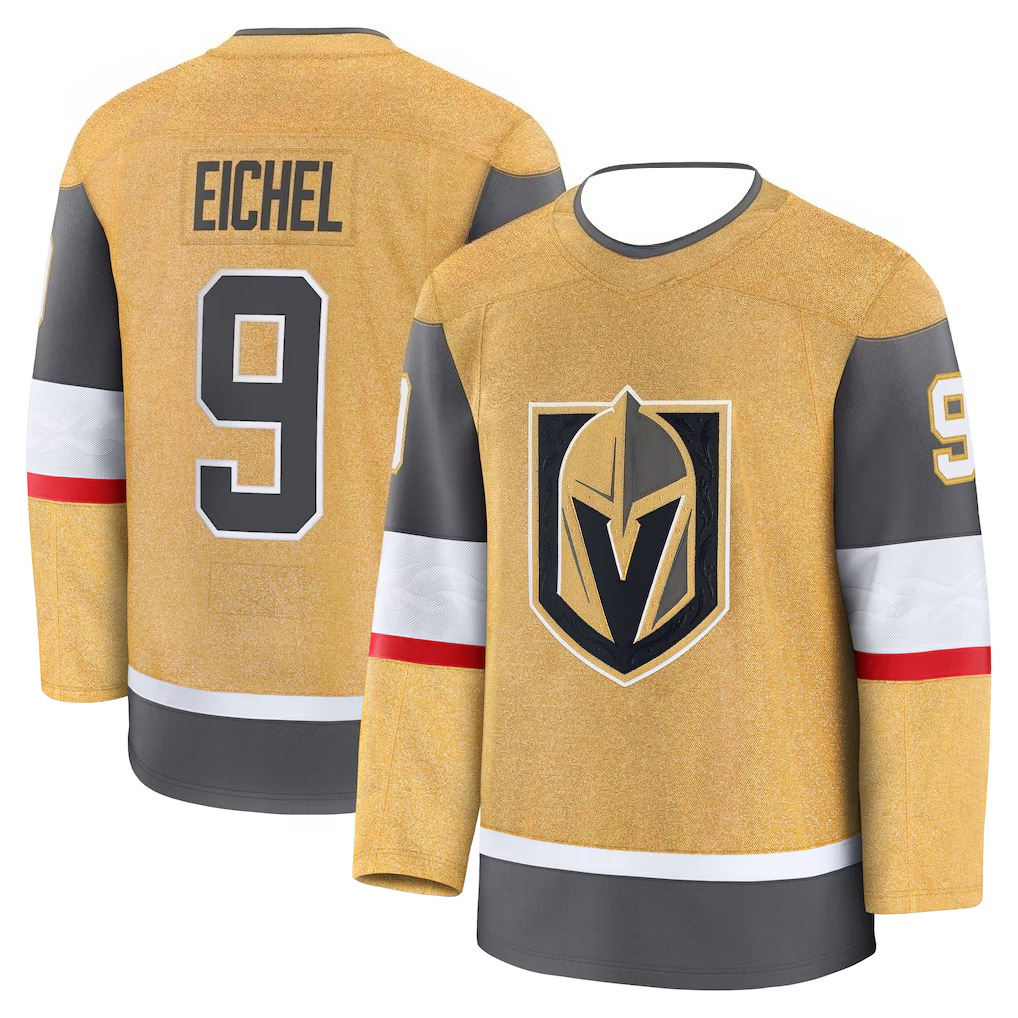 Hockey Jersey - Gold with Gray - 3D Printing Gold reseña y precio