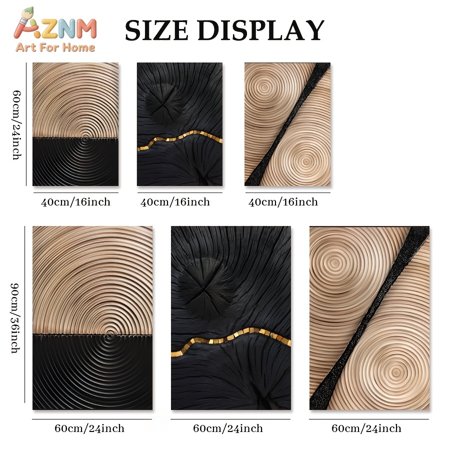 AZNM Wabi Sabi Abstract Wood G - 3D Printing Gold reseña y precio