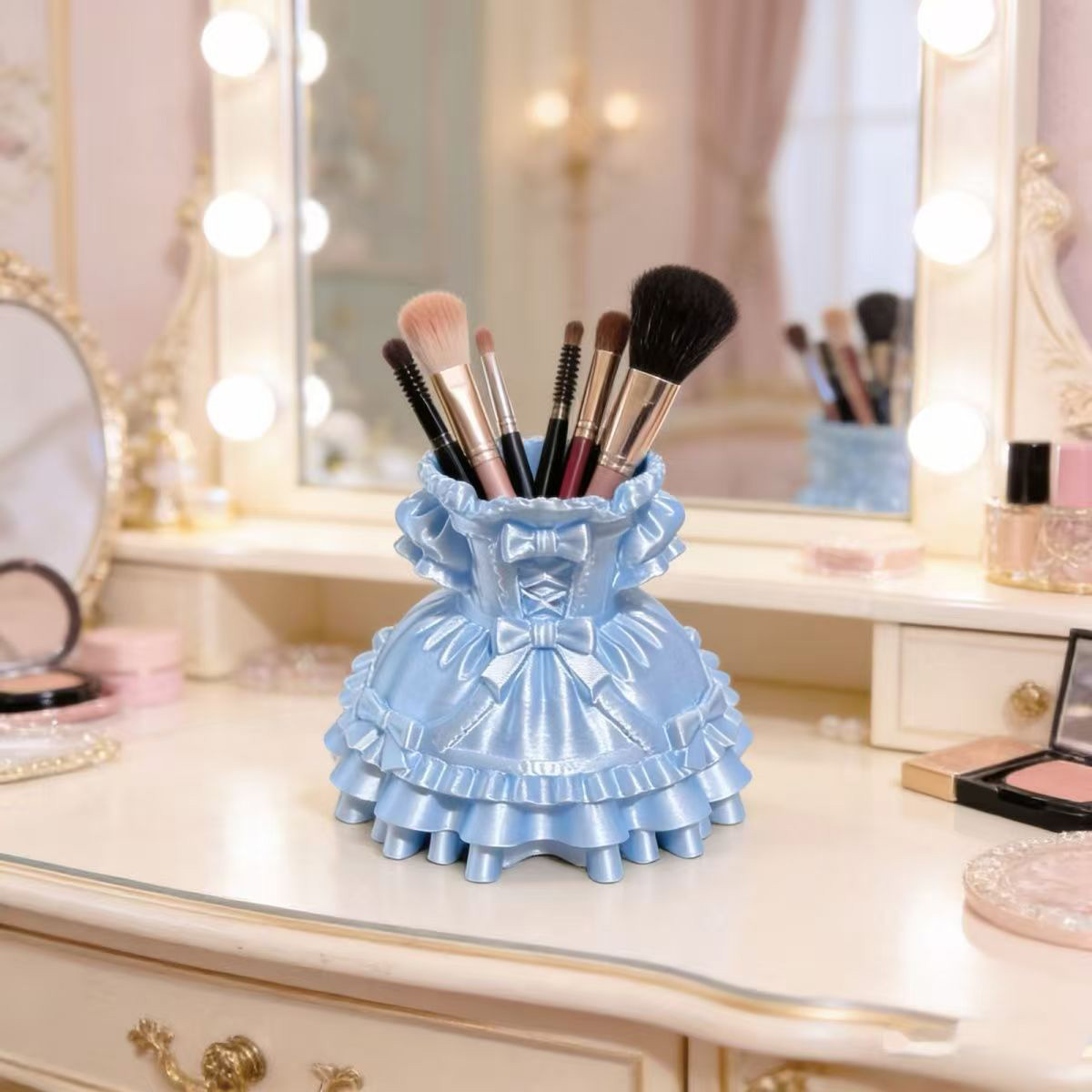 Princess Dress Makeup Brush Ho - 3D Printing Holder reseña y precio