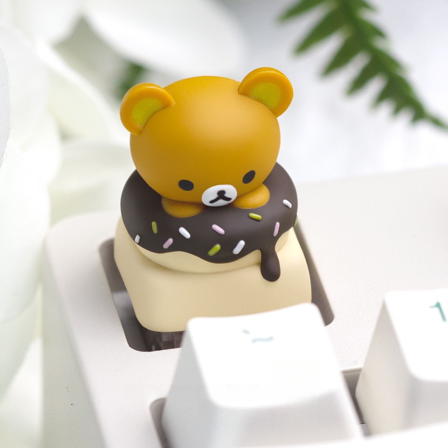 Kwaii Rilakkuma Keycaps Resin  - 3D Printing Keyboard reseña y precio