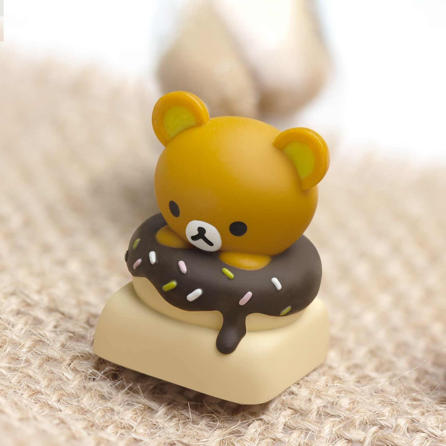 Kwaii Rilakkuma Keycaps Resin  - 3D Printing Keyboard reseña y precio