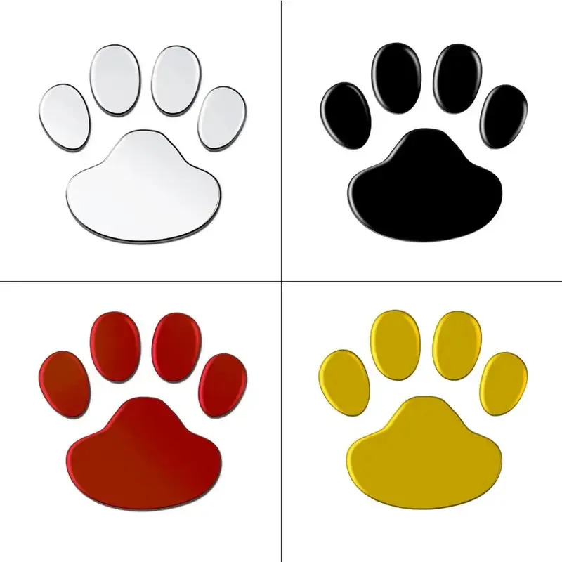 1/4Pairs 3D Stickers Paw Anima - 3D Printing Quote reseña y precio
