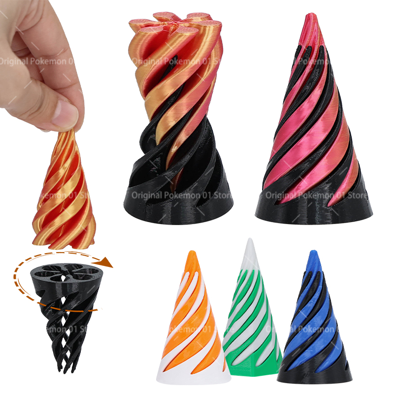 3D Printed Spiral Cone Fidget  - 3D Printing Ghosting reseña y precio