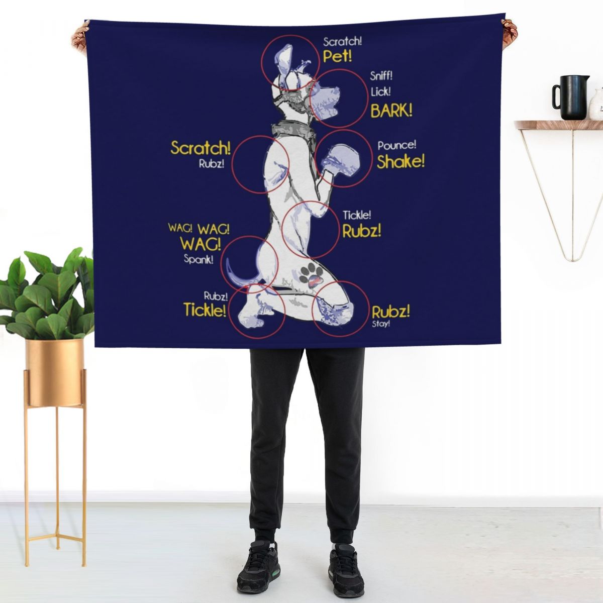 Human Puppy Play T-Shirt - Pup - 3D Printing Diagram reseña y precio