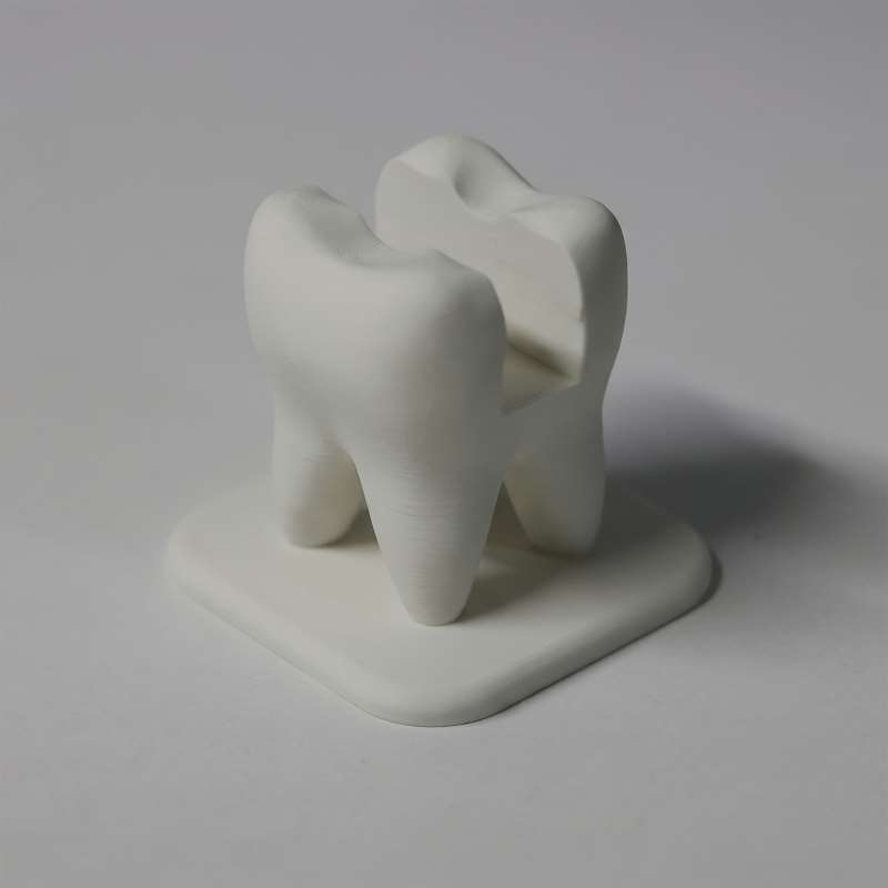 3D Printed Tooth Shaped Busine - 3D Printing Holder reseña y precio