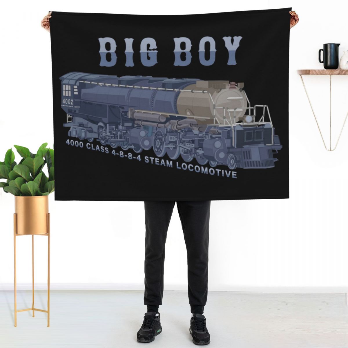 Big Boy Steam Train 4000 Class - 3D Printing Diagram reseña y precio