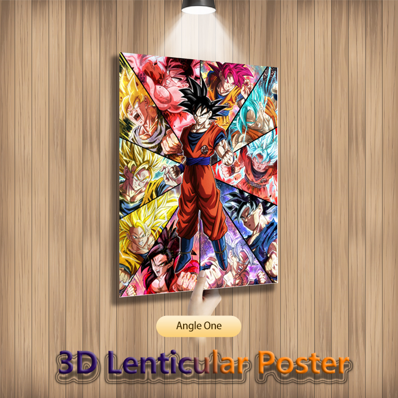 Anime 3D Lenticular Posters Fl - 3D Printing Wall reseña y precio
