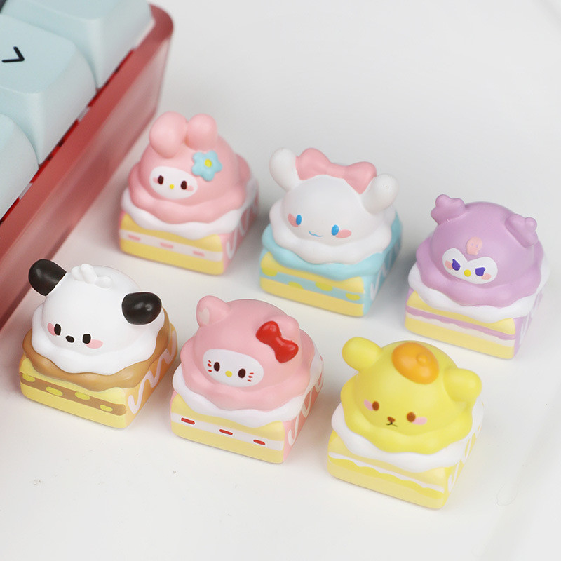Kawaii Hello Kittys Keycaps Ca - 3D Printing Keyboard reseña y precio