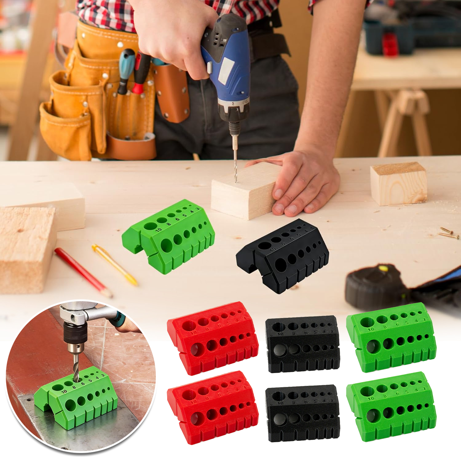 3D Printing Drill Guide Holder - 3D Printing Holder reseña y precio