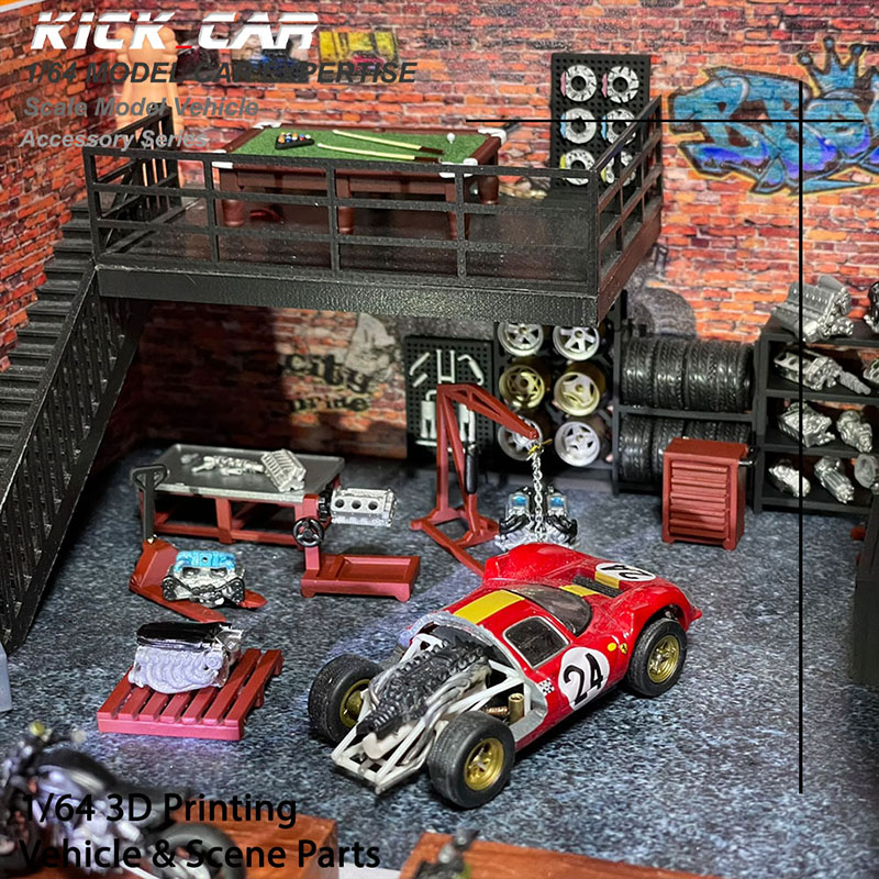 Dayu 1/64 Model Car Diorama Re - 3D Printing Diecast Cars reseña y precio