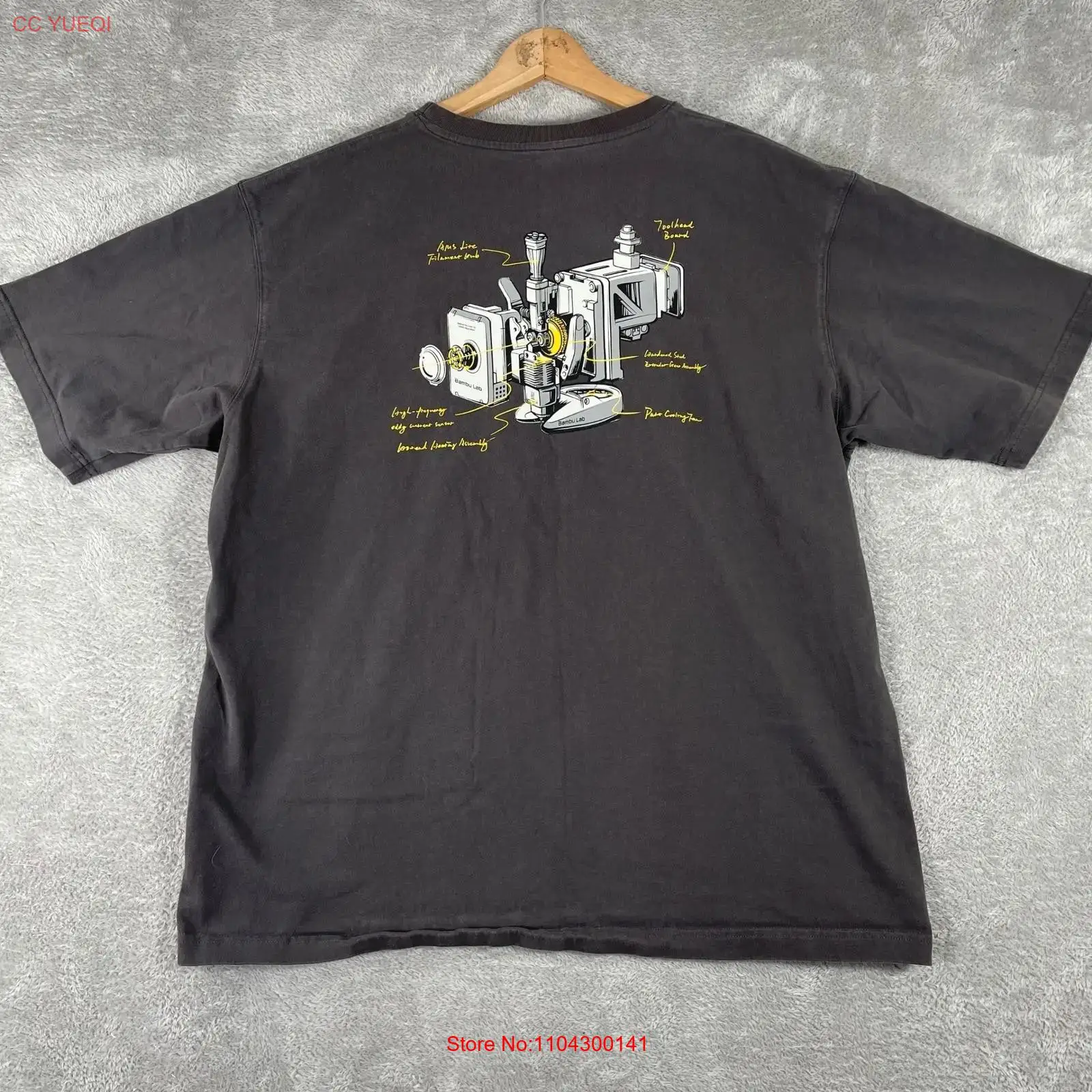 Bambu Lab 3D Printer T Shirt M - 3D Printing Diagram reseña y precio
